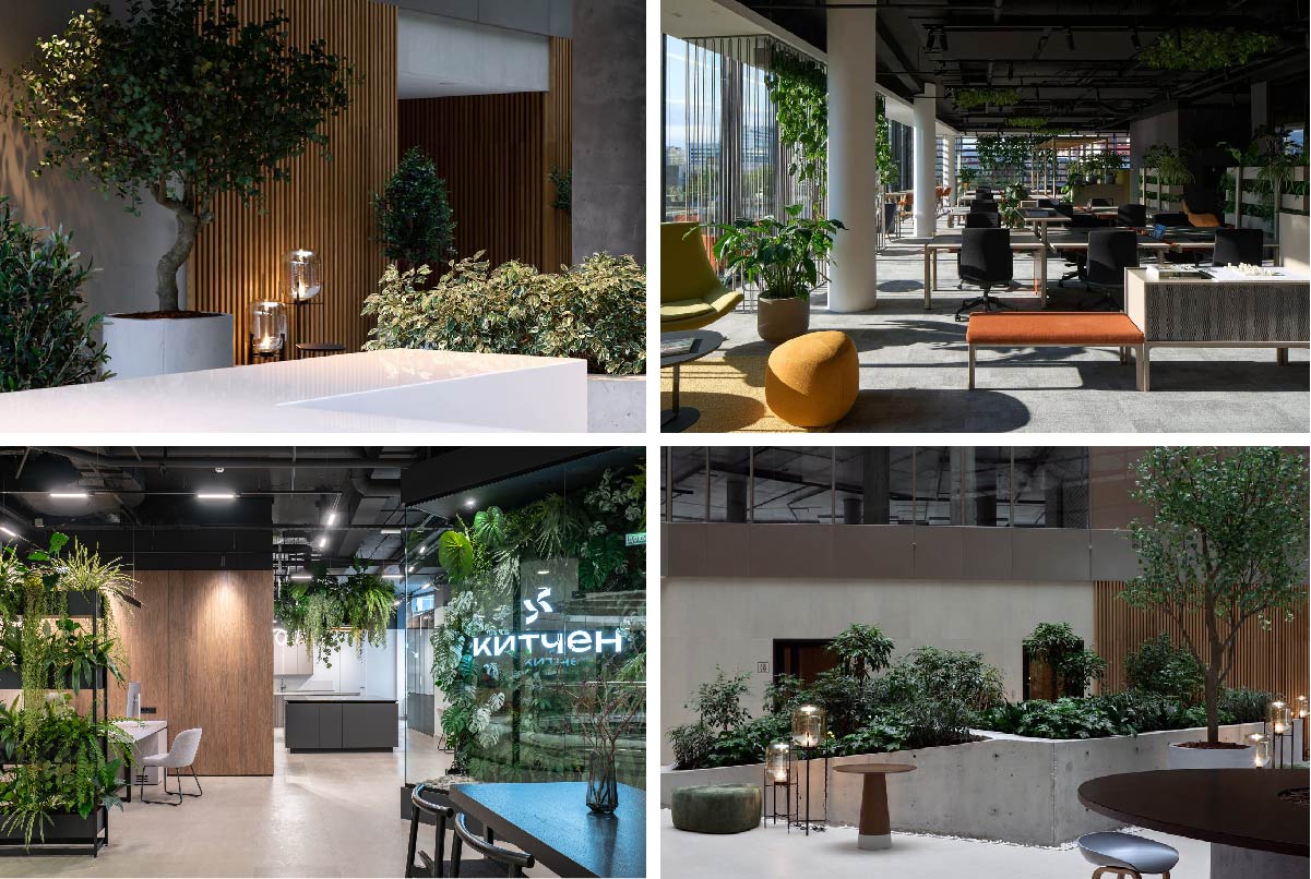 Театр цветов в ARCHITECTOR – это зеленое пространство, наполненное комнатными растениями и живой атмосферой