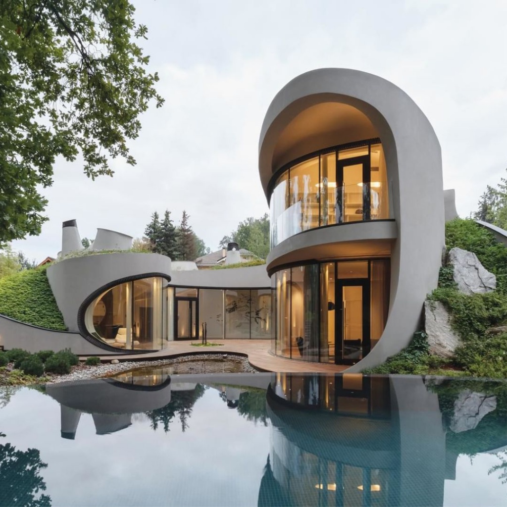 Дом в Ландшафте. Биодизайн - ИЦ ARCHITECTOR